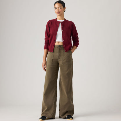 LEVI'S® WOMEN'S CINCH WIDE-LEG FATIGUE PANTS - GREY