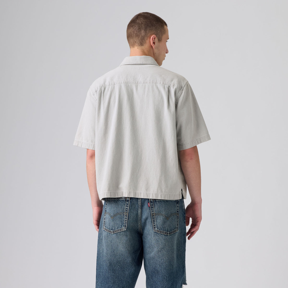 LEVI'S® MEN'S SHORT-SLEEVE BOXY WESTERN SHIRT - MULTI-COLOR