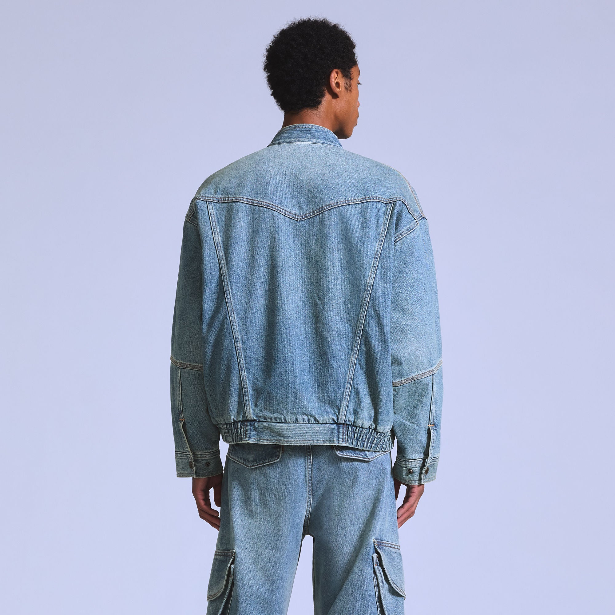 LEVI'S® BLUE TAB™ MEN'S DENIM BOMBER JACKET - BLUE