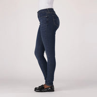 LEVI'S® WOMEN'S CURVY HIGH-RISE SUPER SKINNY - DARK INDIGO - WORN IN