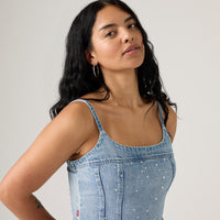 JADINE DENIM CAMI TANK DAZZLE ME TANK