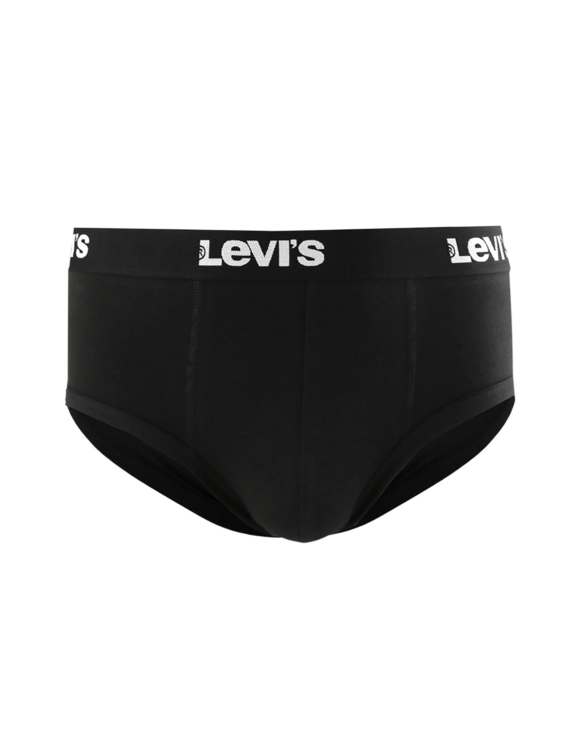 LEVI'S® MEN'S SOLID LOGO BRIEFS (2 PACK) - DARK INDIGO - FLAT FINISH