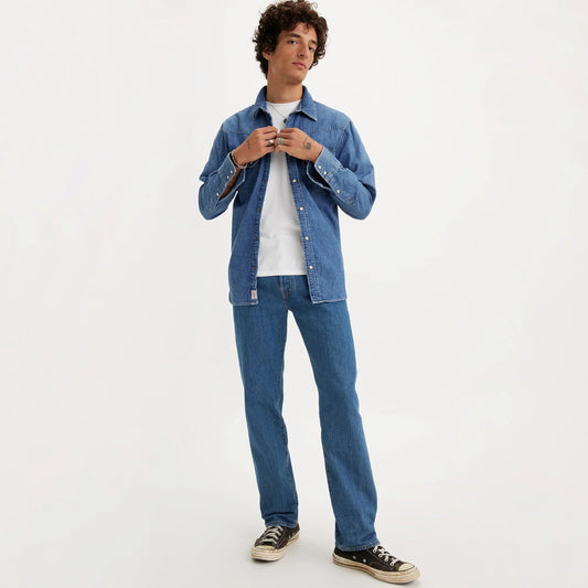 LEVI'S® MEN'S 501® ORIGINAL JEANS - MED INDIGO - FLAT FINISH