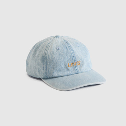 LEVI'S® MEN'S CLUB LOGO CAP - LIGHT INDIGO - WORN IN