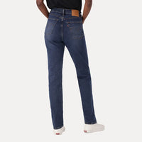 LEVI'S® WOMEN'S WEDGIE STRAIGHT JEANS - MED INDIGO - WORN IN