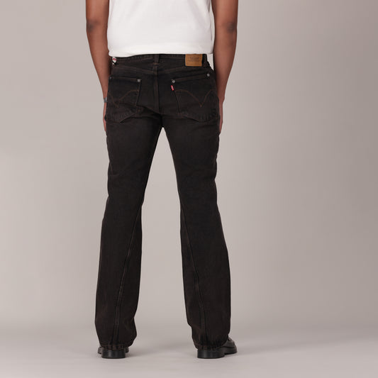 LEVI'S® MEN'S TWISTED SLIM KICK FLARE JEANS - BLACK