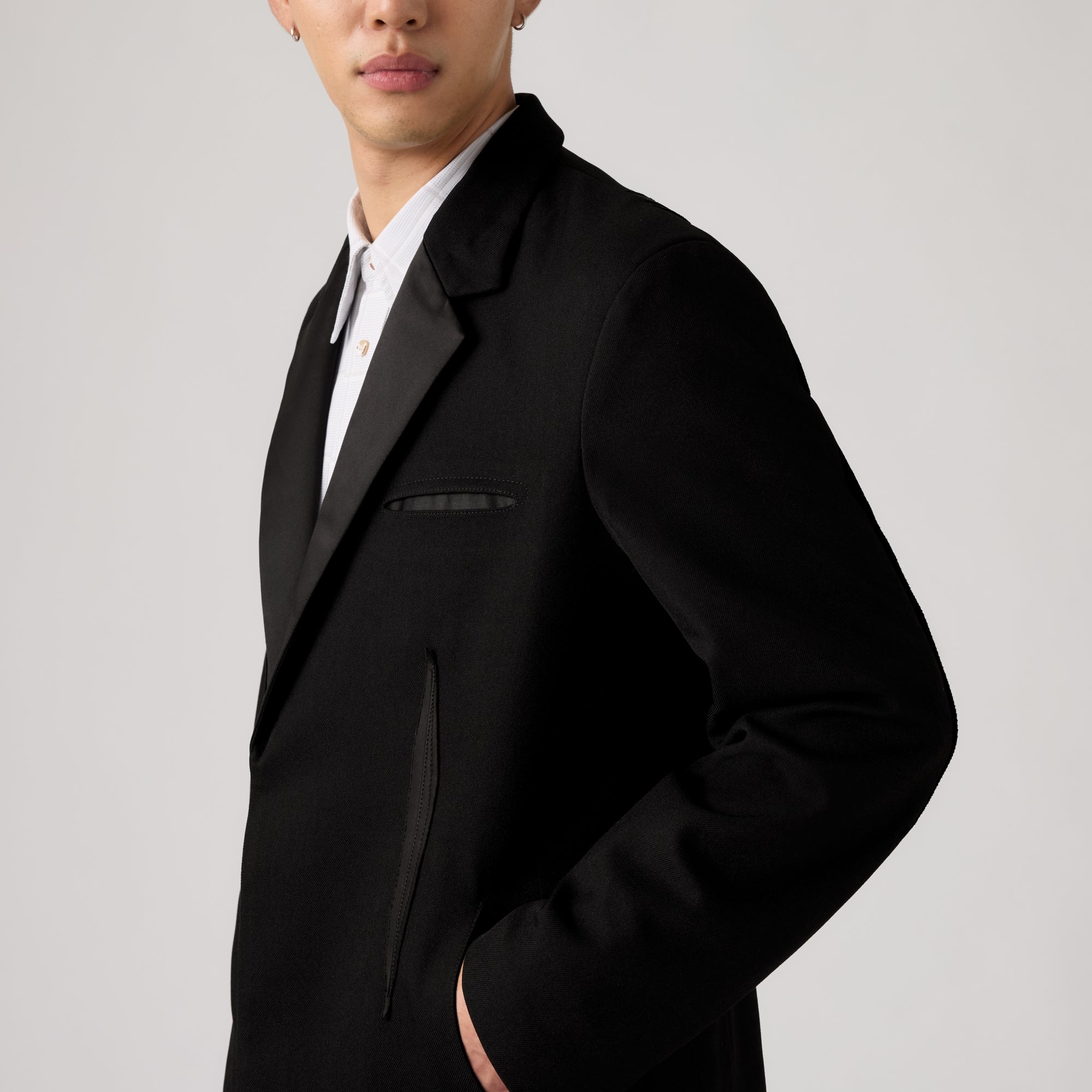 LEVI'S® X KIKO KOSTADINOV MEN'S ANDY SUIT JACKET - BLACK LEVI'S® X KIKO KOSTADINOV MEN'S ANDY SUIT JACKET - BLACK