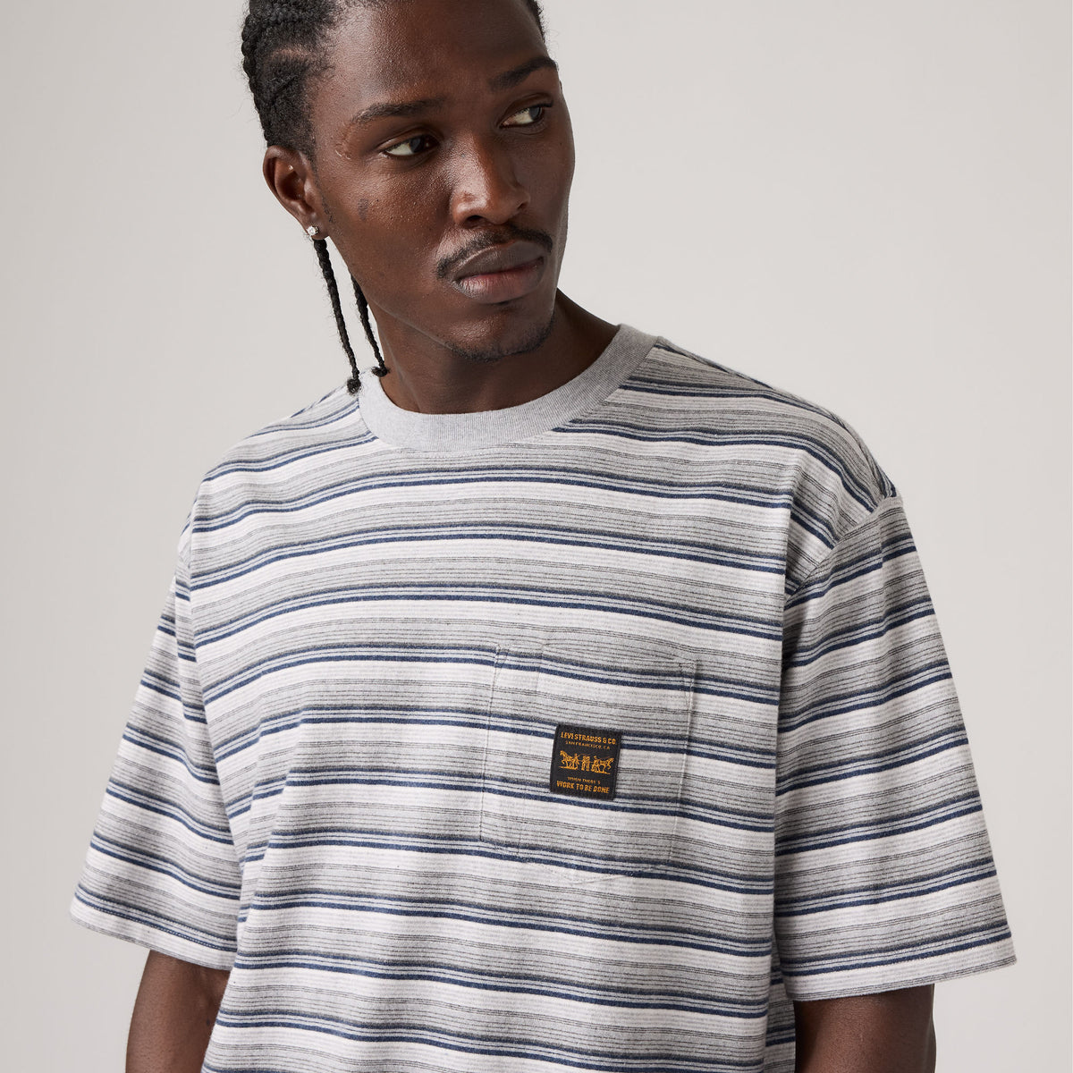 LEVI'S® MEN'S SHORT-SLEEVE WORKWEAR POCKET T-SHIRT - MULTI-COLOR