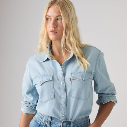 LEVI'S® WOMEN'S EVANS RELAXED WESTERN SHIRT - MULTI-COLOR