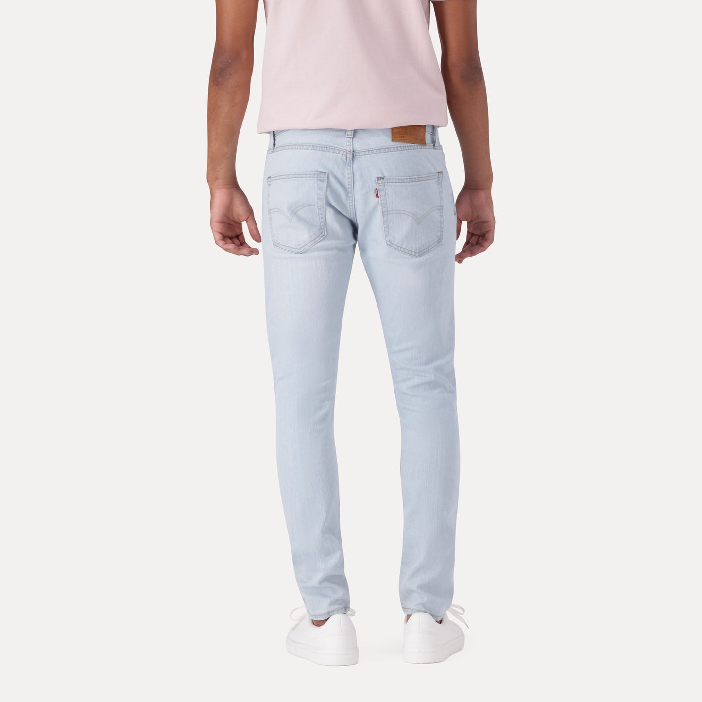LEVI'S® MEN'S 512™ SLIM TAPER JEANS - LIGHT INDIGO - WORN IN