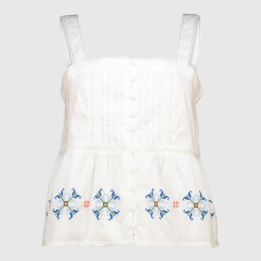 LEVI'S® WOMEN'S MIMI BLOUSE - BLUE