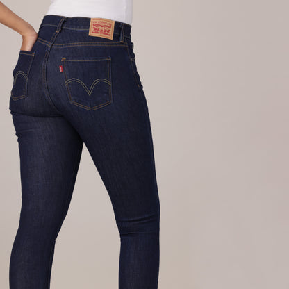 LEVI'S® WOMEN'S CURVY SKINNY  - DARK INDIGO - FLAT FINISH