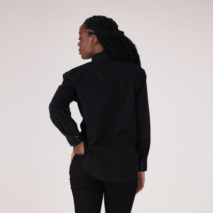 LEVI'S® WOMEN'S TEODORA WESTERN SHIRT - BLACK