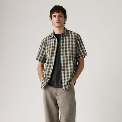 LEVI'S® MEN'S SHORT-SLEEVE AUTHENTIC BUTTON-DOWN SHIRT - MULTI-COLOR