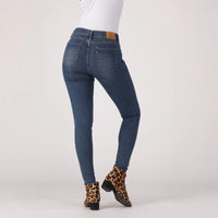 LEVI'S® WOMEN'S CURVY SUPER SKINNY - DARK INDIGO - WORN IN