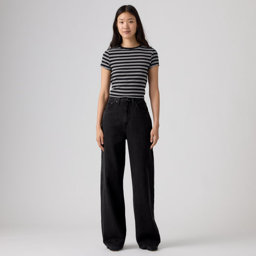 LEVI'S® WOMEN'S CINCH BAGGY JEANS - BLACK