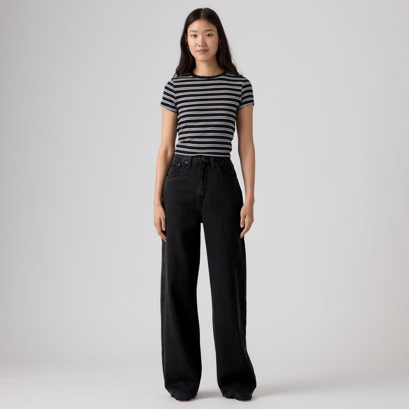 LEVI'S® WOMEN'S CINCH BAGGY JEANS - BLACK
