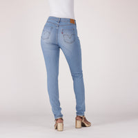 LEVI'S® WOMEN'S CURVY HIGH-RISE SUPER SKINNY - MED INDIGO - WORN IN