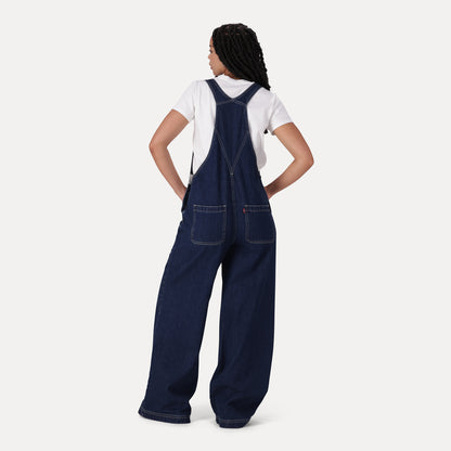 LEVI'S® WOMEN'S XL OVERALLS - DARK INDIGO - FLAT FINISH