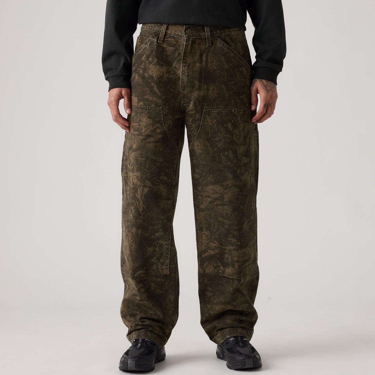 LEVI'S® MEN'S 568™ LOOSE STRAIGHT DOUBLE-KNEE CARPENTER - GREENS