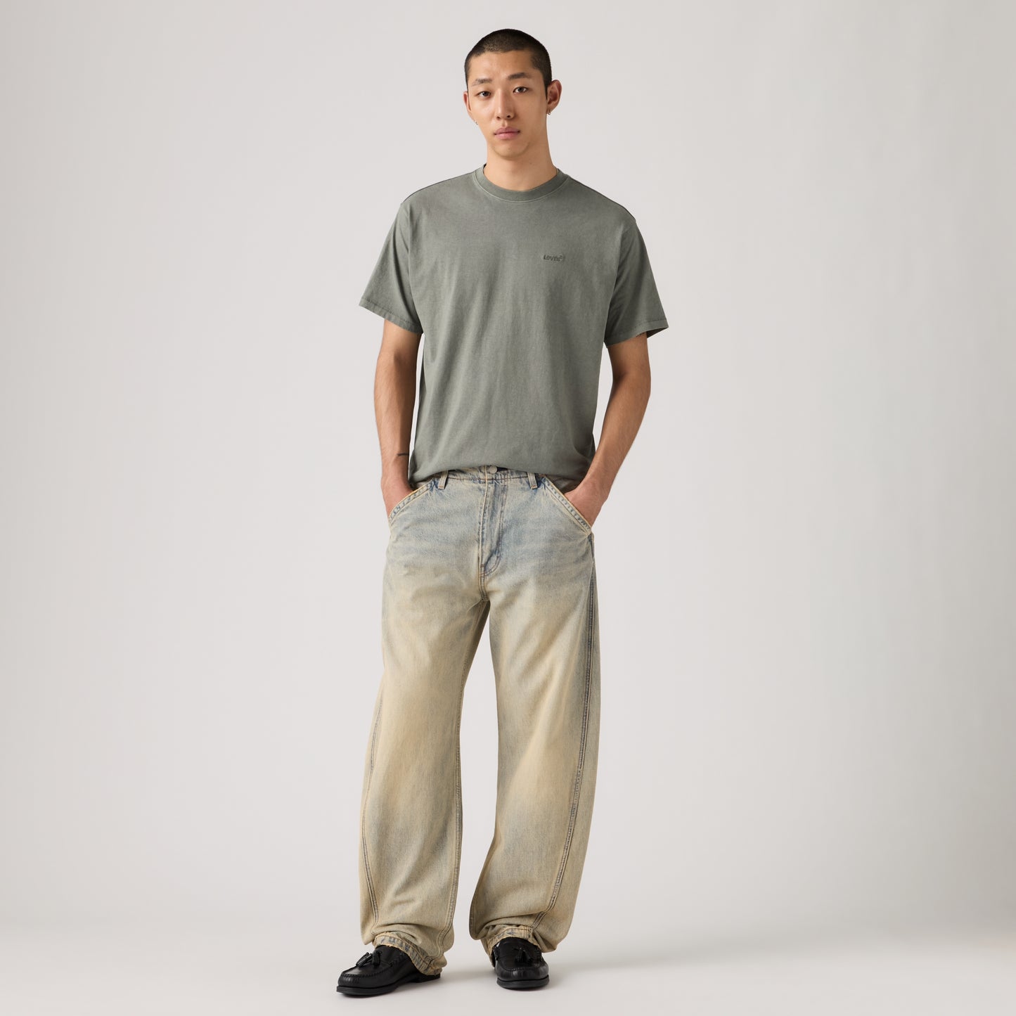 LEVI'S® MEN'S BAGGY BARREL JEANS - LIGHT WASH