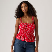 LEVI'S® WOMEN'S AMBREY BLOUSE - RED