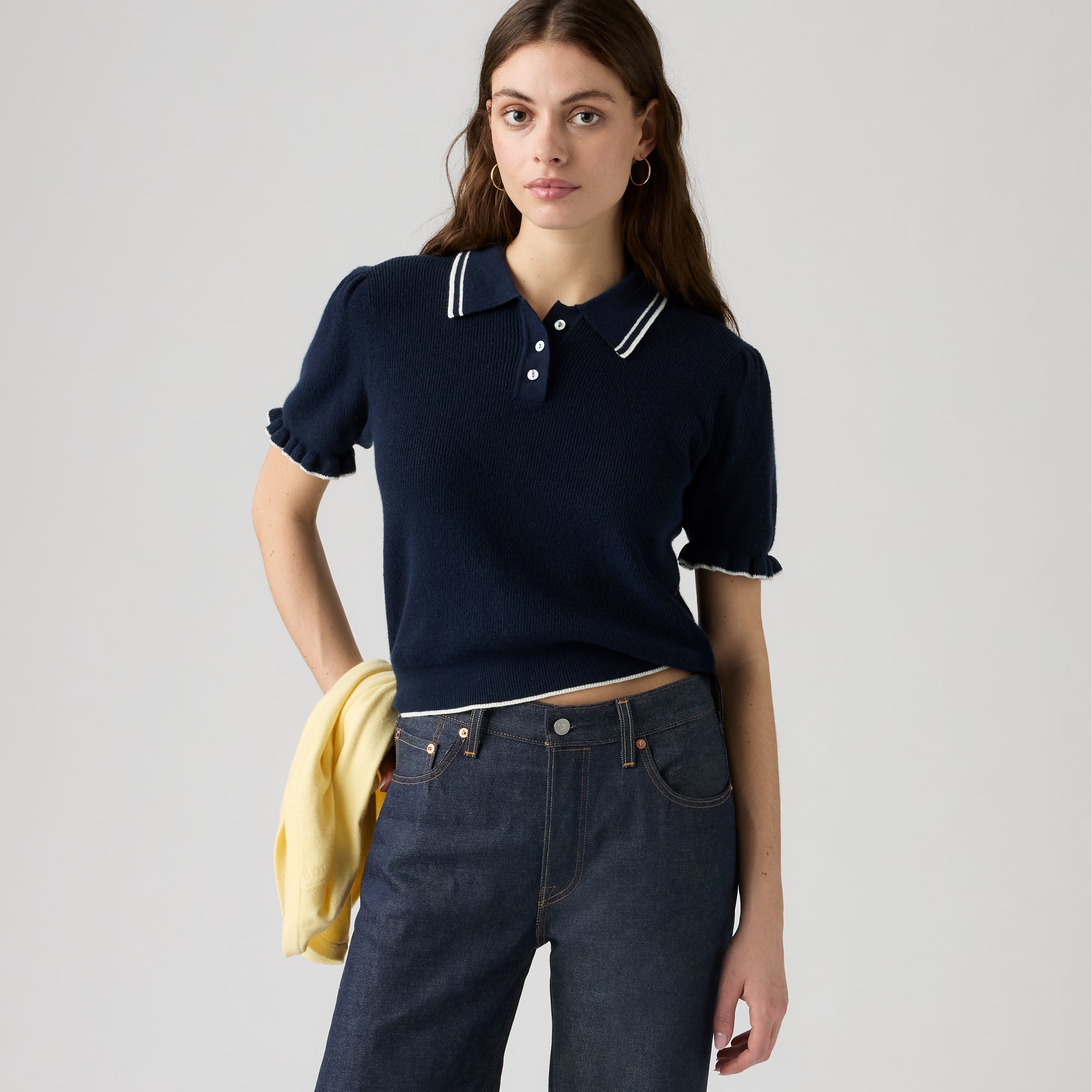 Levi's® Women's Supersoft Summer Short-Sleeve Polo - Blue