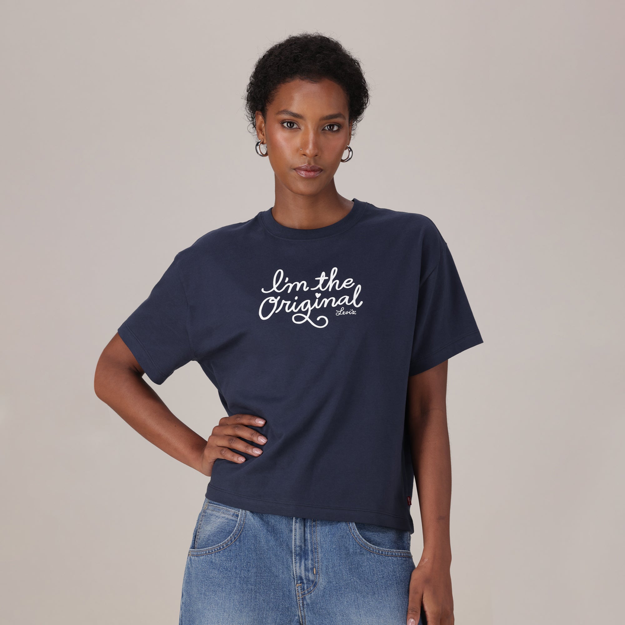 LEVI'S® WOMEN'S GRAPHIC ANYDAY TEE - BLUE