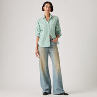 LEVI'S® WOMEN'S LOOSE BOOT JEANS - MED INDIGO - WORN IN