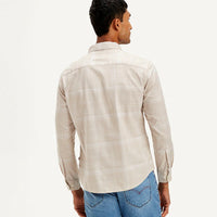 LEVI'S® MEN'S CHECKERED SLIM FIT OXFORD SHIRT - NEUTRAL