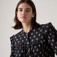 LEVI'S® WOMEN'S GIANNA LONG-SLEEVE BLOUSE - MULTI COLOUR