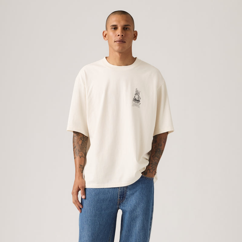 LEVI'S® MEN'S HALF-SLEEVE T-SHIRT - TAN