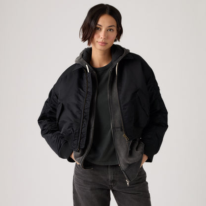 LEVI'S® WOMEN'S BOWIE CROPPED BOMBER JACKET - MULTI COLOUR