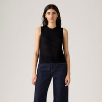 LEVI'S® WOMEN'S ADRIENNE CROCHET TANK - BLACK