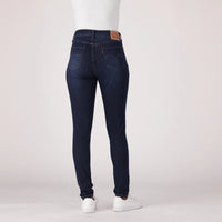 LEVI'S® WOMEN'S CURVY HIGH-RISE SUPER SKINNY - DARK INDIGO - WORN IN