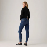 LEVI’S® WOMEN'S 721 HIGH-RISE SKINNY JEANS - DARK INDIGO - WORN IN