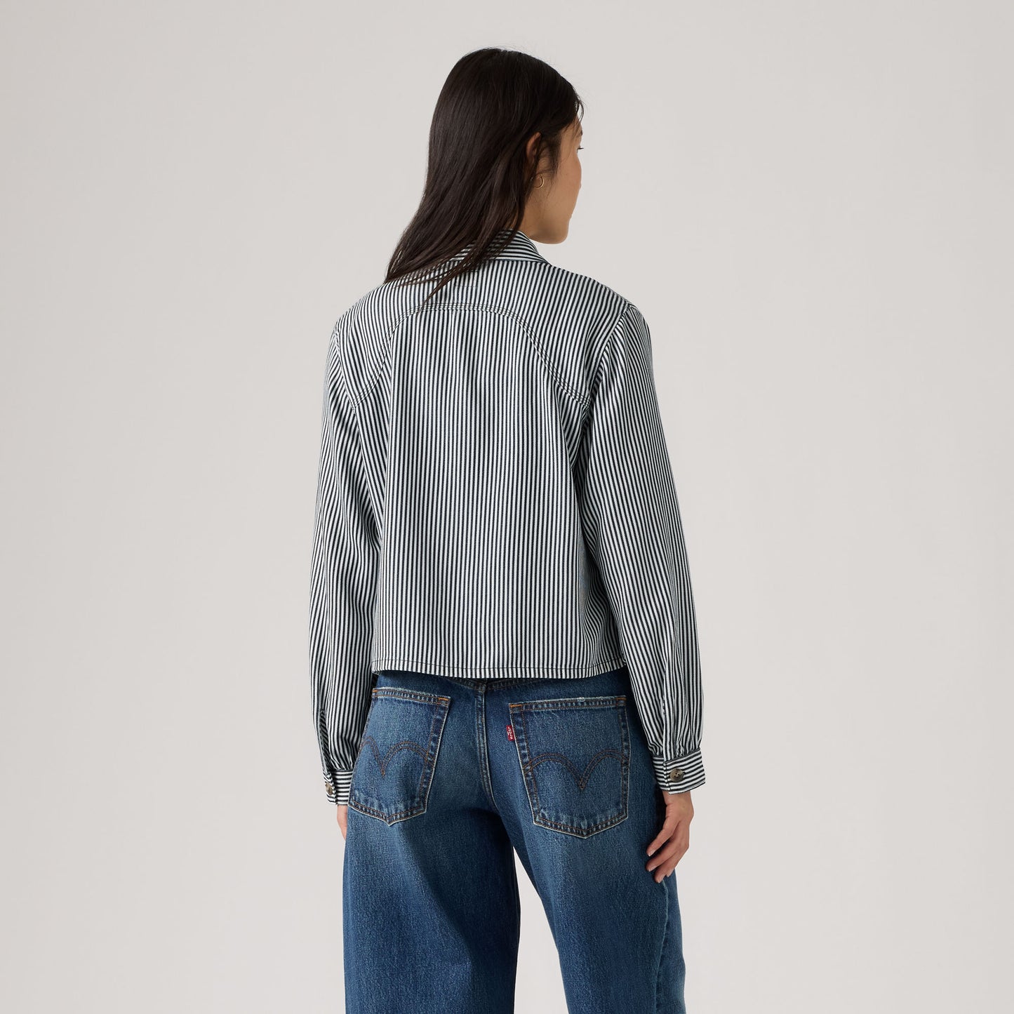 LEVI'S® WOMEN'S TINI LONG-SLEEVE UTILITY SHIRT - MULTI-COLOR