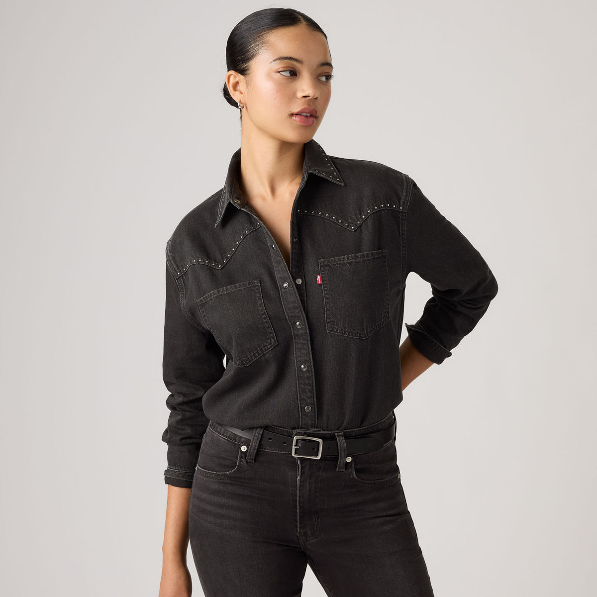 LEVI'S® WOMEN'S TEODORA WESTERN SHIRT - MULTI-COLOR