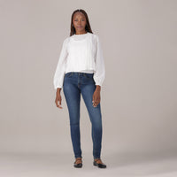 LEVI'S® WOMEN'S CURVY HIGH-RISE SUPER SKINNY  - BLACK