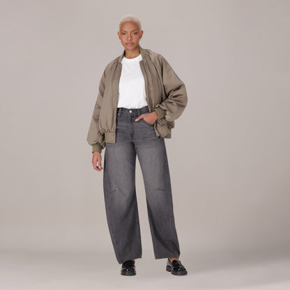 LEVI'S® WOMEN'S CINCH BARREL JEANS - BLACK