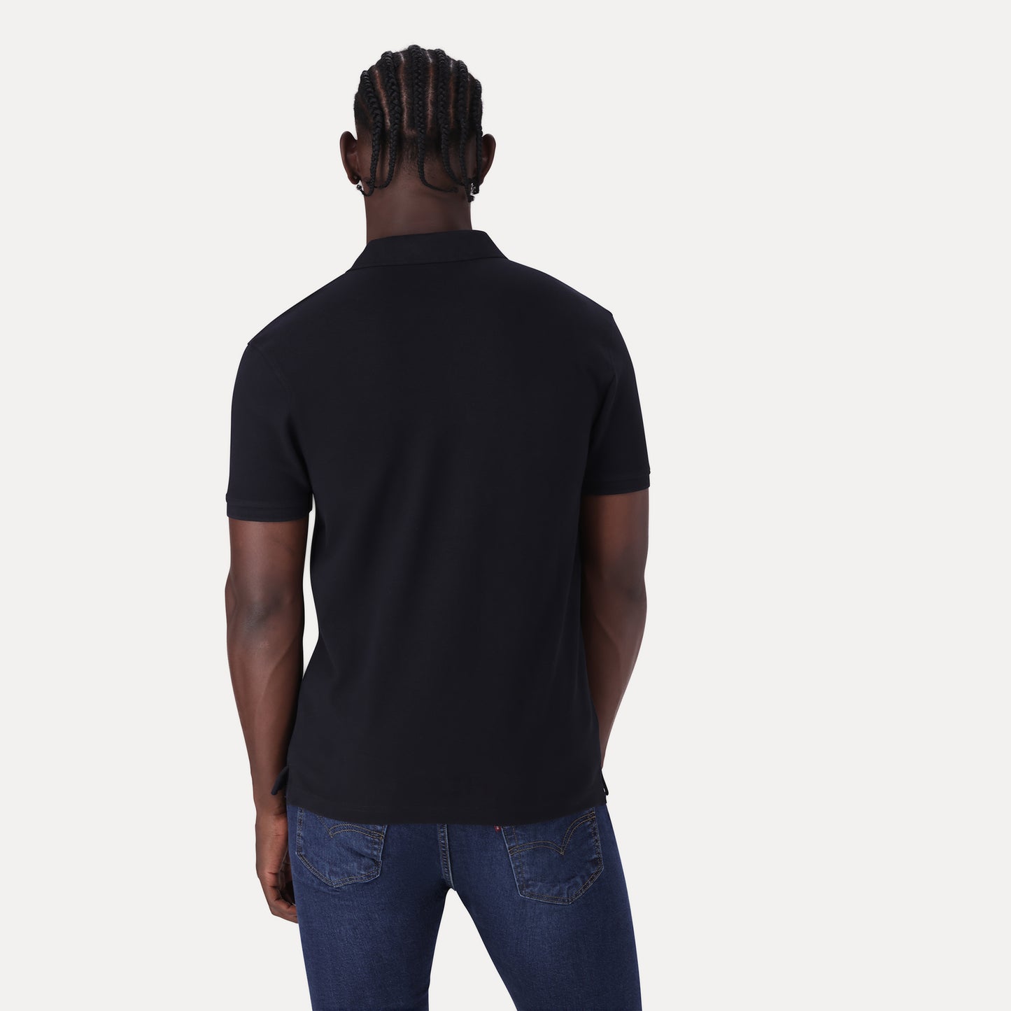 LEVI'S® MEN'S HOUSEMARK POLO SHIRT - BLACK
