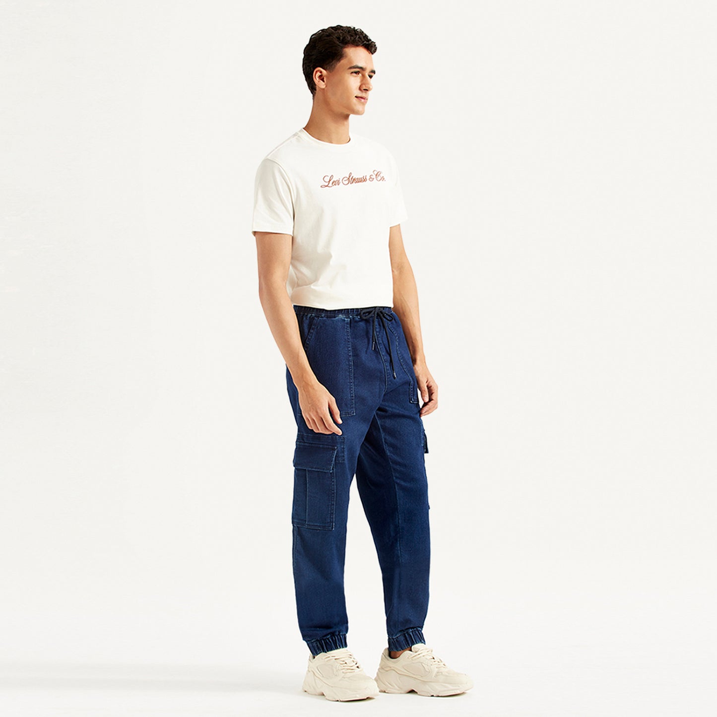LEVI’S® MEN'S TAPERED CARGO JOGGER JEANS - BLUE