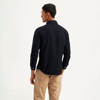 LEVI'S® MEN'S CHECKERED SLIM FIT OXFORD SHIRT - BLACK