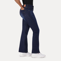 LEVI'S® WOMEN'S CURVY FLARE - DARK INDIGO - WORN IN