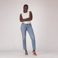 LEVI'S® WOMEN'S 501® CURVE JEANS - MED INDIGO - WORN IN