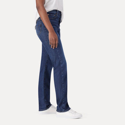LEVI'S® WOMEN'S WEDGIE STRAIGHT JEANS - DARK INDIGO - WORN IN