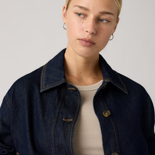 LEVI'S® WOMEN'S CHARLI WESTERN UTILITY JACKET - BLUES
