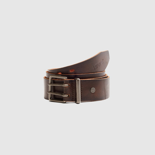 LEVI'S® MEN'S POTRERO DOUBLE PRONG BELT - BROWN