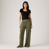 LEVI'S® WOMEN'S BAGGY DAD CARGOS - GREEN