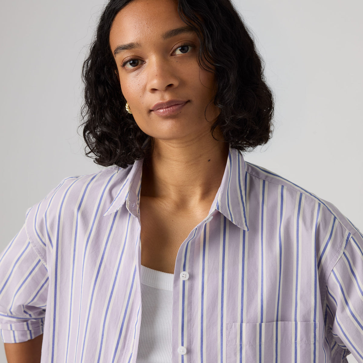 LEVI'S® WOMEN'S HARLIE BOYFRIEND SHIRT - MULTI-COLOR